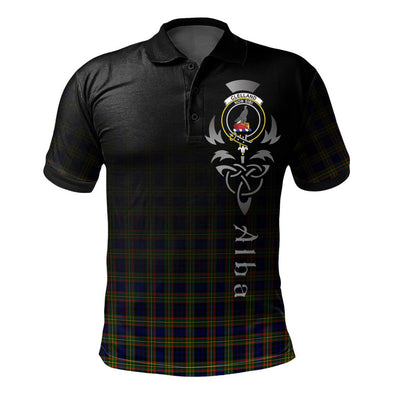 Clan Clelland Modern Tartan Polo Shirt - Alba Celtic Style