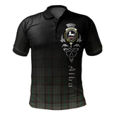 Clan Cochrane Hunting Tartan Polo Shirt - Alba Celtic Style HR37 Cochrane Hunting Tartan Tartan Polo