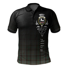 Clan Cochrane Hunting Tartan Polo Shirt - Alba Celtic Style HR37 Cochrane Hunting Tartan Tartan Polo