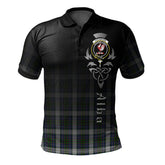 Clan Cockburn of Ormiston Dress Tartan Polo Shirt - Alba Celtic Style EQ95 Cockburn of Ormiston Dress Tartan Tartan Polo