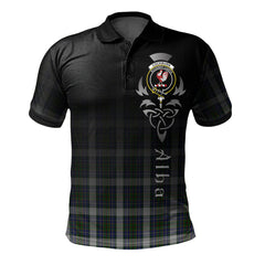 Clan Cockburn of Ormiston Dress Tartan Polo Shirt - Alba Celtic Style EQ95 Cockburn of Ormiston Dress Tartan Tartan Polo