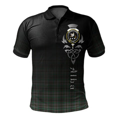 Clan Craig Tartan Polo Shirt - Alba Celtic Style IC88 Craig Tartan Tartan Polo