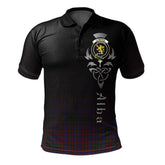 Clan Cumming Tartan Polo Shirt - Alba Celtic Style MV91 Cumming Tartan Tartan Polo