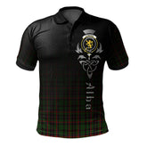 Clan Cumming Hunting Tartan Polo Shirt - Alba Celtic Style ZC14 Cumming Hunting Tartan Tartan Polo