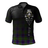 Clan Dalrymple Tartan Polo Shirt - Alba Celtic Style KV71 Dalrymple Tartan Tartan Polo