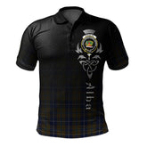 Clan Douglas Brown Tartan Polo Shirt - Alba Celtic Style LK77 Douglas Brown Tartan Tartan Polo
