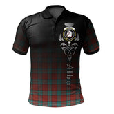 Clan Dunbar Ancient Tartan Polo Shirt - Alba Celtic Style FF18 Dunbar Ancient Tartan Tartan Polo