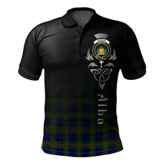 Clan Dundas Modern 02 Tartan Polo Shirt - Alba Celtic Style QZ43 Dundas Modern 02 Tartan Tartan Polo