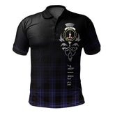 Clan Dunlop Tartan Polo Shirt - Alba Celtic Style JD97 Dunlop Tartan Tartan Polo