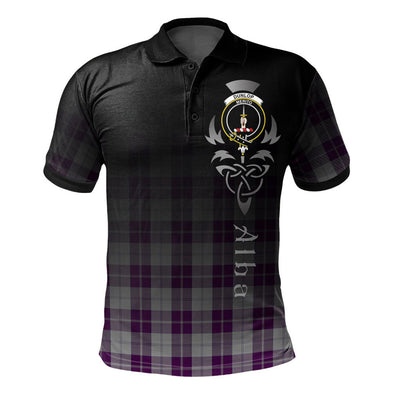 Clan Dunlop Dress Tartan Polo Shirt - Alba Celtic Style