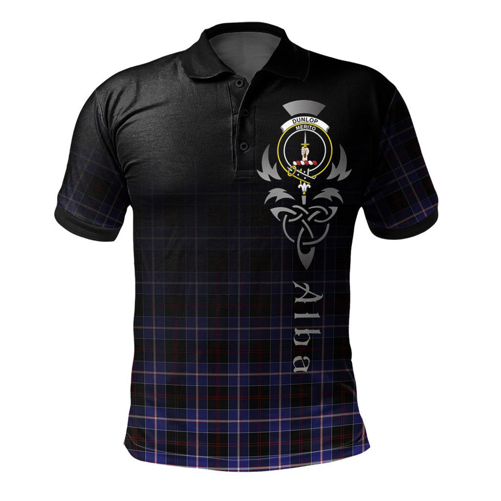 Clan Dunlop Modern Tartan Polo Shirt - Alba Celtic Style BP32 Dunlop Modern Tartan Tartan Polo