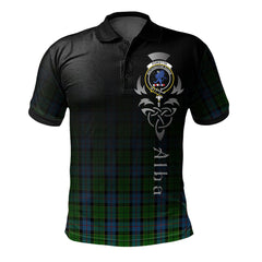 Clan Forsyth 02 Tartan Polo Shirt - Alba Celtic Style WE78 Forsyth 02 Tartan Tartan Polo