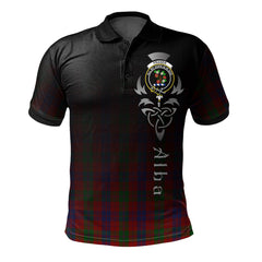 Clan Fraser 02 Tartan Polo Shirt - Alba Celtic Style SO88 Fraser 02 Tartan Tartan Polo