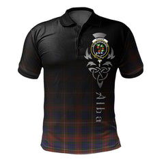 Clan Fraser Hunting Modern Tartan Polo Shirt - Alba Celtic Style BZ67 Fraser Hunting Modern Tartan Tartan Polo