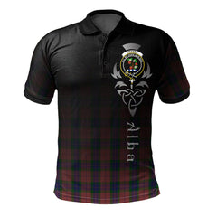 Clan Fraser of Boblainy Hugh Tartan Polo Shirt - Alba Celtic Style CB27 Fraser of Boblainy Hugh Tartan Tartan Polo