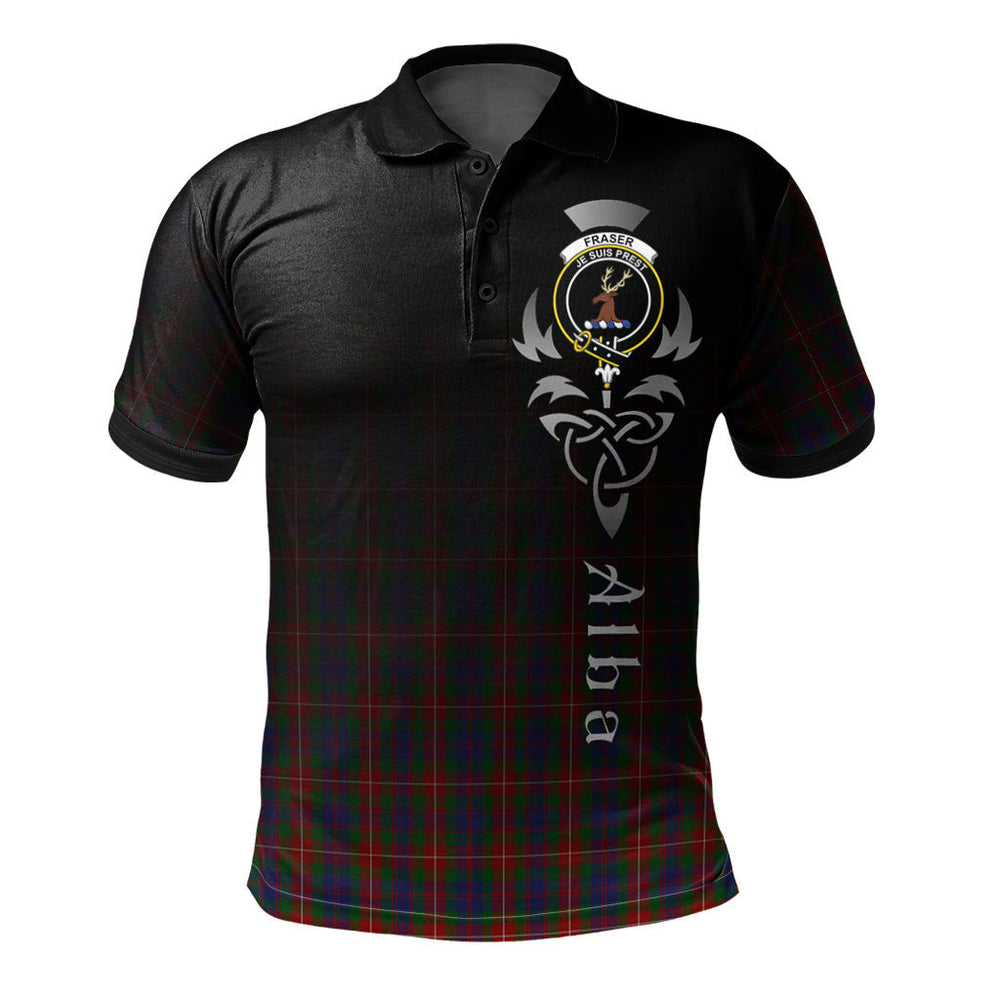 Clan Fraser of Lovat Tartan Polo Shirt - Alba Celtic Style QS28 Fraser of Lovat Tartan Tartan Polo