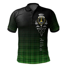 Clan Galloway Tartan Polo Shirt - Alba Celtic Style JO68 Galloway Tartan Tartan Polo