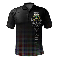 Clan Gayre Hunting Tartan Polo Shirt - Alba Celtic Style IU76 Gayre Hunting Tartan Tartan Polo