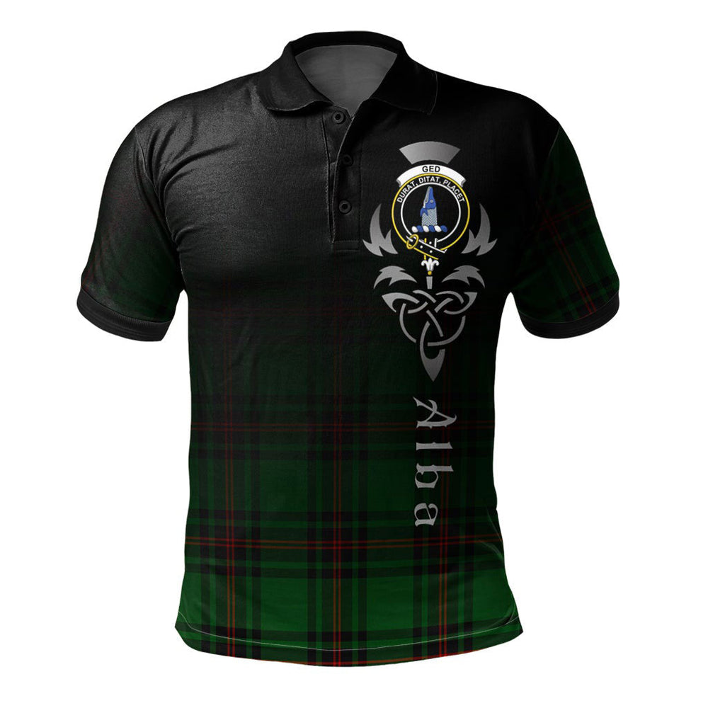 Clan Ged Tartan Polo Shirt - Alba Celtic Style TS76 Ged Tartan Tartan Polo