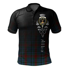 Clan Gordon 03 Tartan Polo Shirt - Alba Celtic Style OA47 Gordon 03 Tartan Tartan Polo