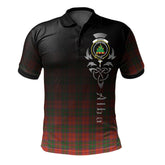 Clan Grant Ancient Tartan Polo Shirt - Alba Celtic Style HC50 Grant Ancient Tartan Tartan Polo