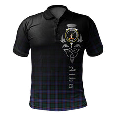 Clan Guthrie Modern Tartan Polo Shirt - Alba Celtic Style AE53 Guthrie Modern Tartan Tartan Polo