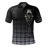 Clan Hannay Modern Tartan Polo Shirt - Alba Celtic Style UD70 Hannay Modern Tartan Tartan Polo