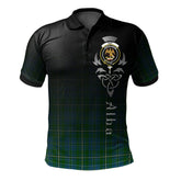 Clan Hay Hunting Tartan Polo Shirt - Alba Celtic Style PA98 Hay Hunting Tartan Tartan Polo