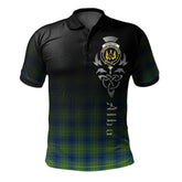 Clan Johnston Ancient Tartan Polo Shirt - Alba Celtic Style JY64 Johnston Ancient Tartan Tartan Polo
