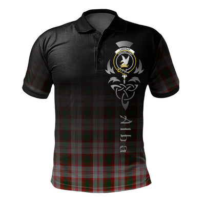Clan Lindsay Dress Red Tartan Polo Shirt - Alba Celtic Style