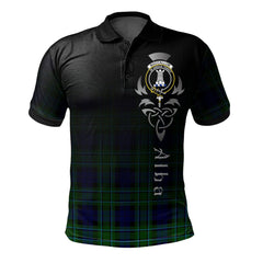 Clan MacCallum Modern Tartan Polo Shirt - Alba Celtic Style VG41 MacCallum Modern Tartan Tartan Polo