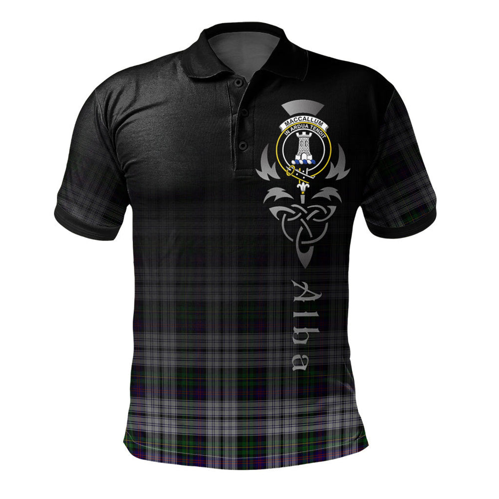 Clan MacCallum (Malcolm) Dress 02 Tartan Polo Shirt - Alba Celtic Style HH33 MacCallum (Malcolm) Dress 02 Tartan Tartan Polo
