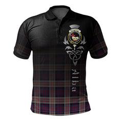 Clan MacDonald Pattern of Plaids Tartan Polo Shirt - Alba Celtic Style VX11 MacDonald Pattern of Plaids Tartan Tartan Polo