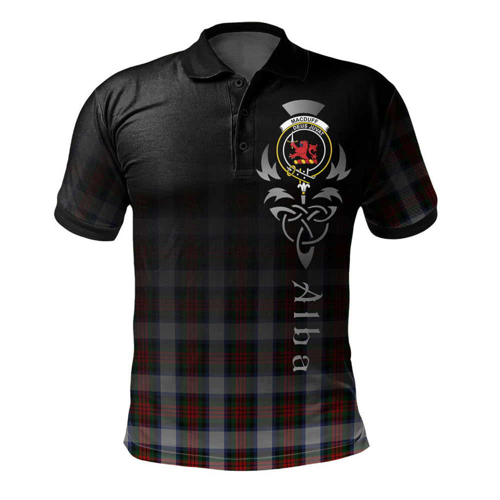 Clan MacDuff Dress 05 Tartan Polo Shirt - Alba Celtic Style BG36 MacDuff Dress 05 Tartan Tartan Polo