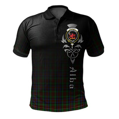 Clan MacDuff Hunting Tartan Polo Shirt - Alba Celtic Style DQ90 MacDuff Hunting Tartan Tartan Polo