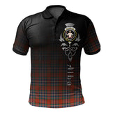 Clan MacFarlane Ancient Tartan Polo Shirt - Alba Celtic Style SK17 MacFarlane Ancient Tartan Tartan Polo
