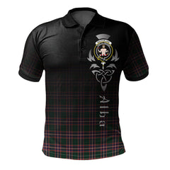 Clan MacFarlane Hunting Modern Tartan Polo Shirt - Alba Celtic Style BD10 MacFarlane Hunting Modern Tartan Tartan Polo