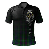 Clan MacIntyre Hunting Tartan Polo Shirt - Alba Celtic Style NB62 MacIntyre Hunting Tartan Tartan Polo