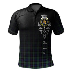 Clan MacKenzie Hunting Green Tartan Polo Shirt - Alba Celtic Style OW17 MacKenzie Hunting Green Tartan Tartan Polo