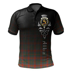 Clan MacKintosh Ancient Tartan Polo Shirt - Alba Celtic Style QB67 MacKintosh Ancient Tartan Tartan Polo