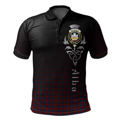 Clan MacLachlan 02 Tartan Polo Shirt - Alba Celtic Style KW21 MacLachlan 02 Tartan Tartan Polo