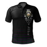 Clan MacLachlan Hunting Tartan Polo Shirt - Alba Celtic Style CW80 MacLachlan Hunting Tartan Tartan Polo
