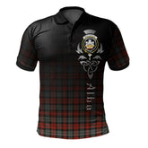 Clan MacLachlan Weathered Tartan Polo Shirt - Alba Celtic Style EQ62 MacLachlan Weathered Tartan Tartan Polo