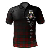 Clan MacLean Tartan Polo Shirt - Alba Celtic Style YN88 MacLean Tartan Tartan Polo