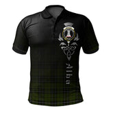Clan MacLean Hunting Tartan Polo Shirt - Alba Celtic Style LB68 MacLean Hunting Tartan Tartan Polo
