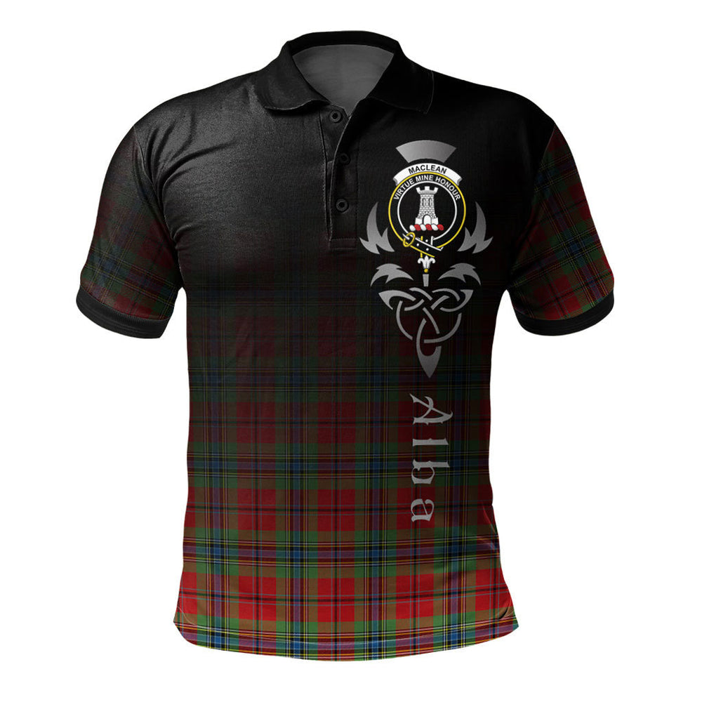 Clan MacLean of Duart Modern Tartan Polo Shirt - Alba Celtic Style MY44 MacLean of Duart Modern Tartan Tartan Polo