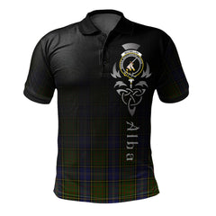 Clan MacMillan Hunting 2 Tartan Polo Shirt - Alba Celtic Style MI91 MacMillan Hunting 2 Tartan Tartan Polo