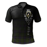 Clan MacMillan Hunting Modern Tartan Polo Shirt - Alba Celtic Style SN37 MacMillan Hunting Modern Tartan Tartan Polo