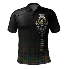 Clan MacMillan Hunting Modern Tartan Polo Shirt - Alba Celtic Style SN37 MacMillan Hunting Modern Tartan Tartan Polo