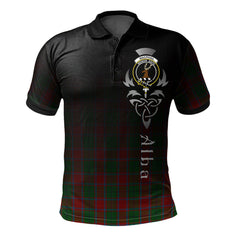 Clan MacPhail Blue Bands Tartan Polo Shirt - Alba Celtic Style AR43 MacPhail Blue Bands Tartan Tartan Polo